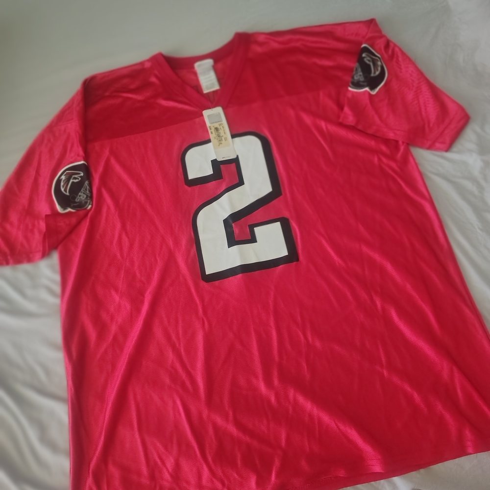 NFL Bright Red Jersey with Number 2